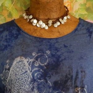 <3  Radiant Faux Mother of Pearl Choker/Necklace<3